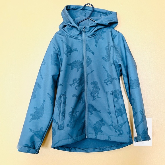 little kid Other - Little Kids boys Shell Jacket with fleece lining  7-8 yrs 128 cm Blue